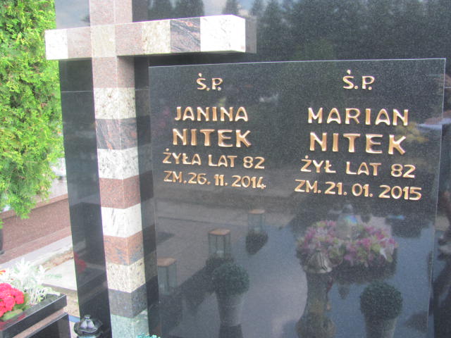 Grób Janina Nitek