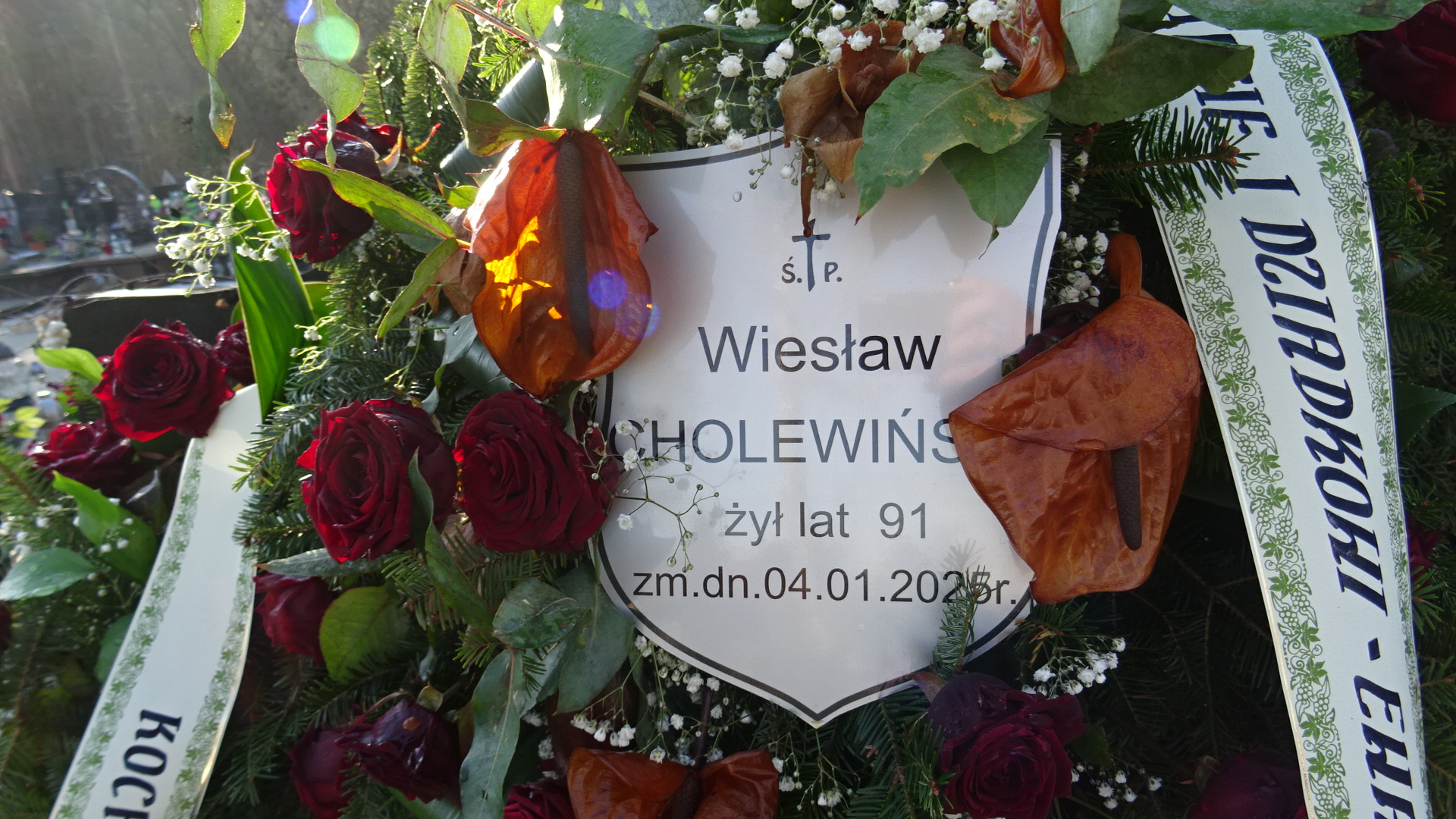 Grób Wiesław Cholewiński
