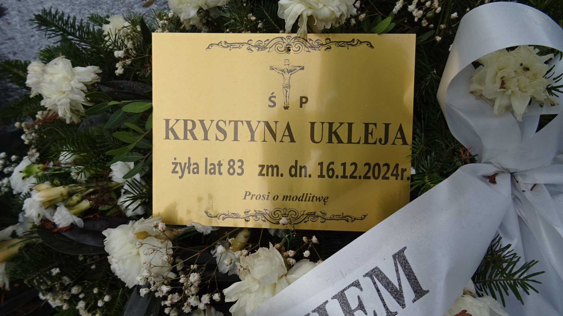 Grób Krystyna Ukleja