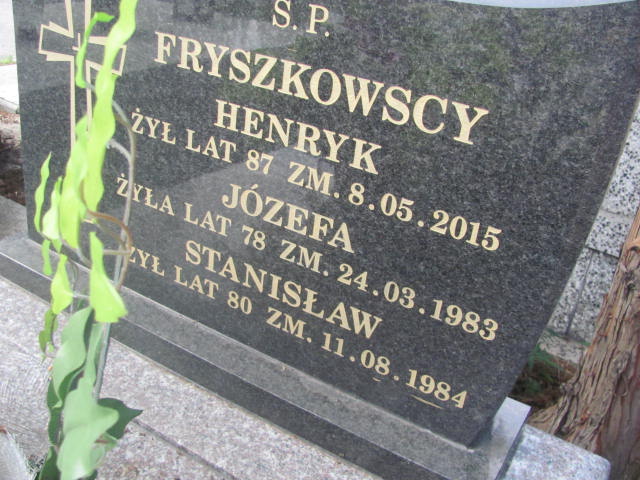 Grób Henryk Fryszkowski