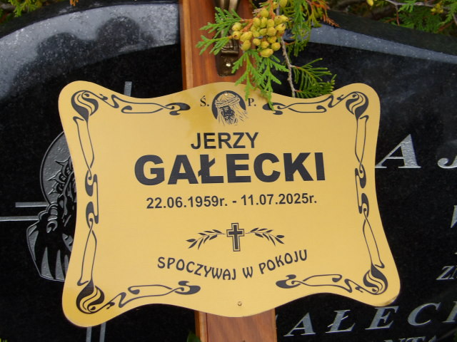 Grób Jerzy Gałecki
