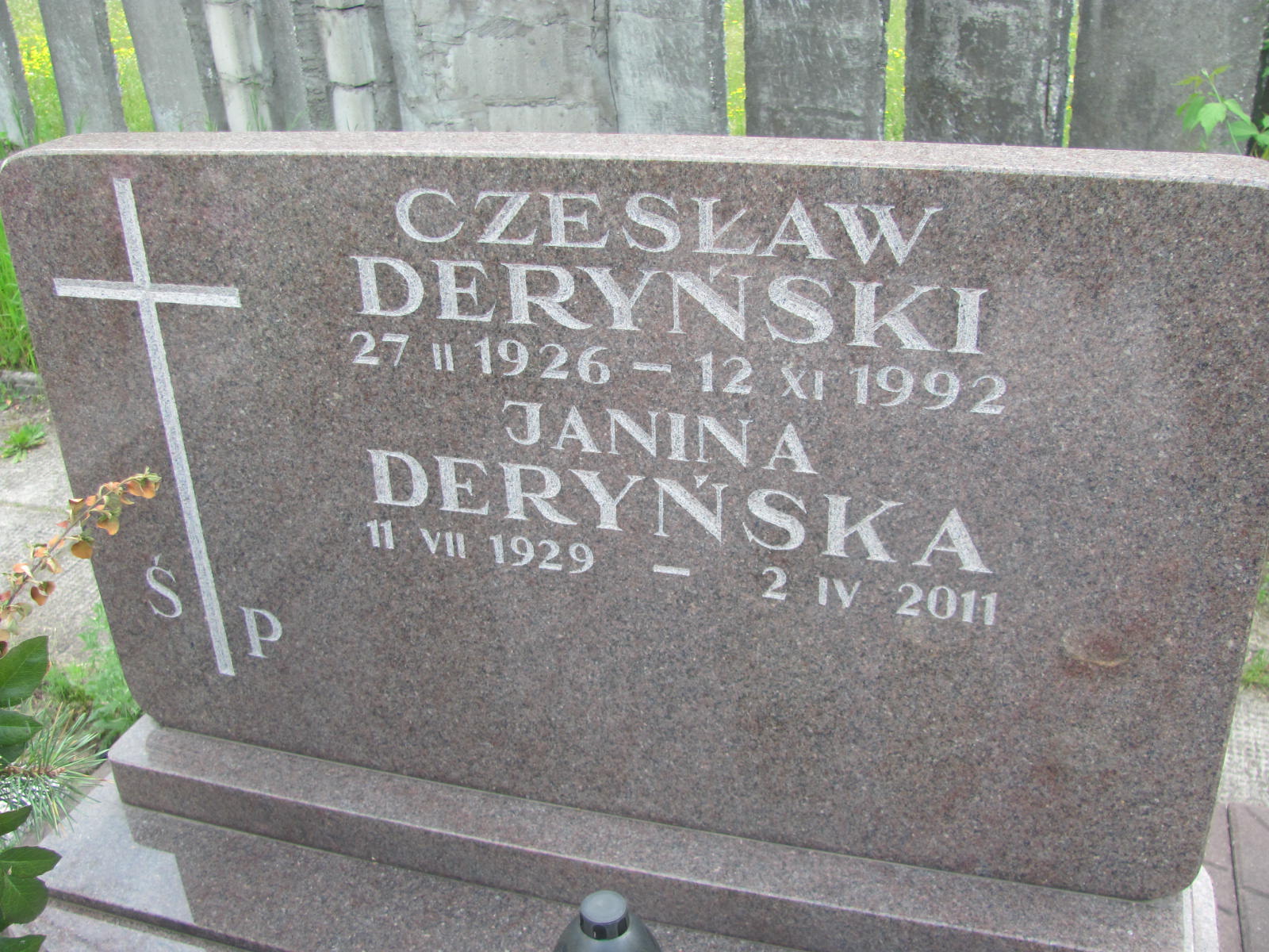 Grób Janina Deryńska