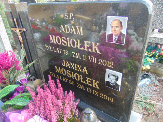 Grób Adam Mosiołek