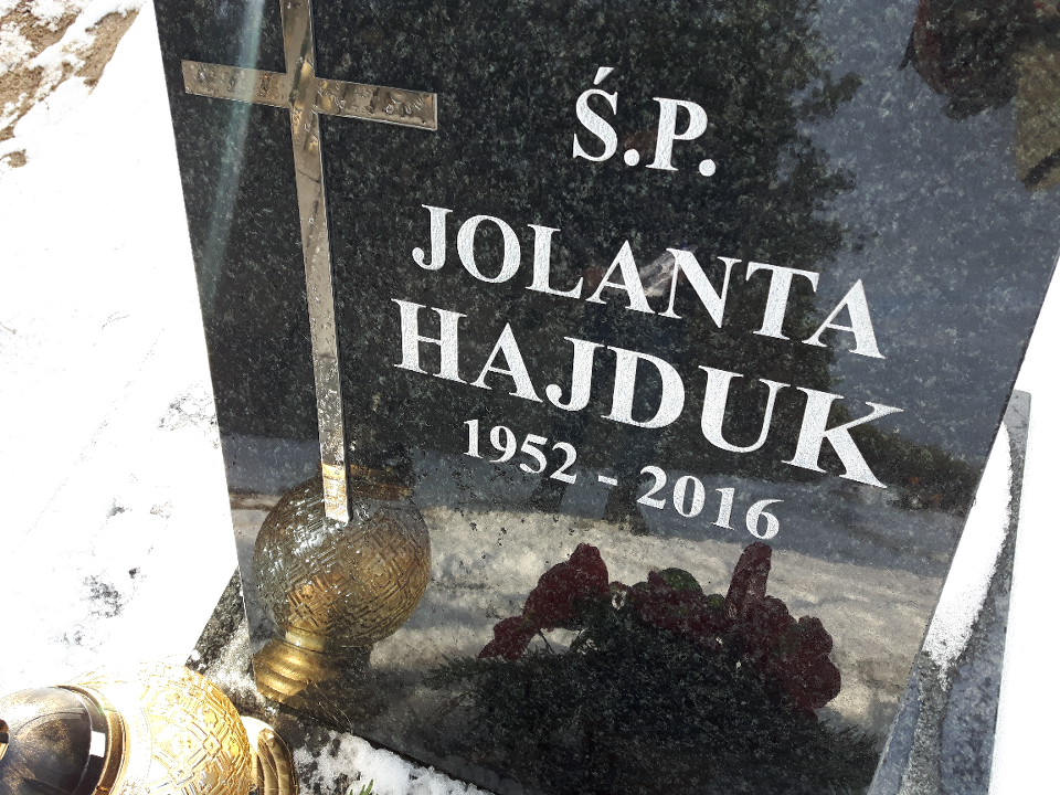 Grób Jolanta Hajduk