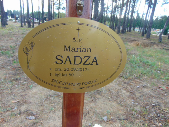 Grób Marian Sadza