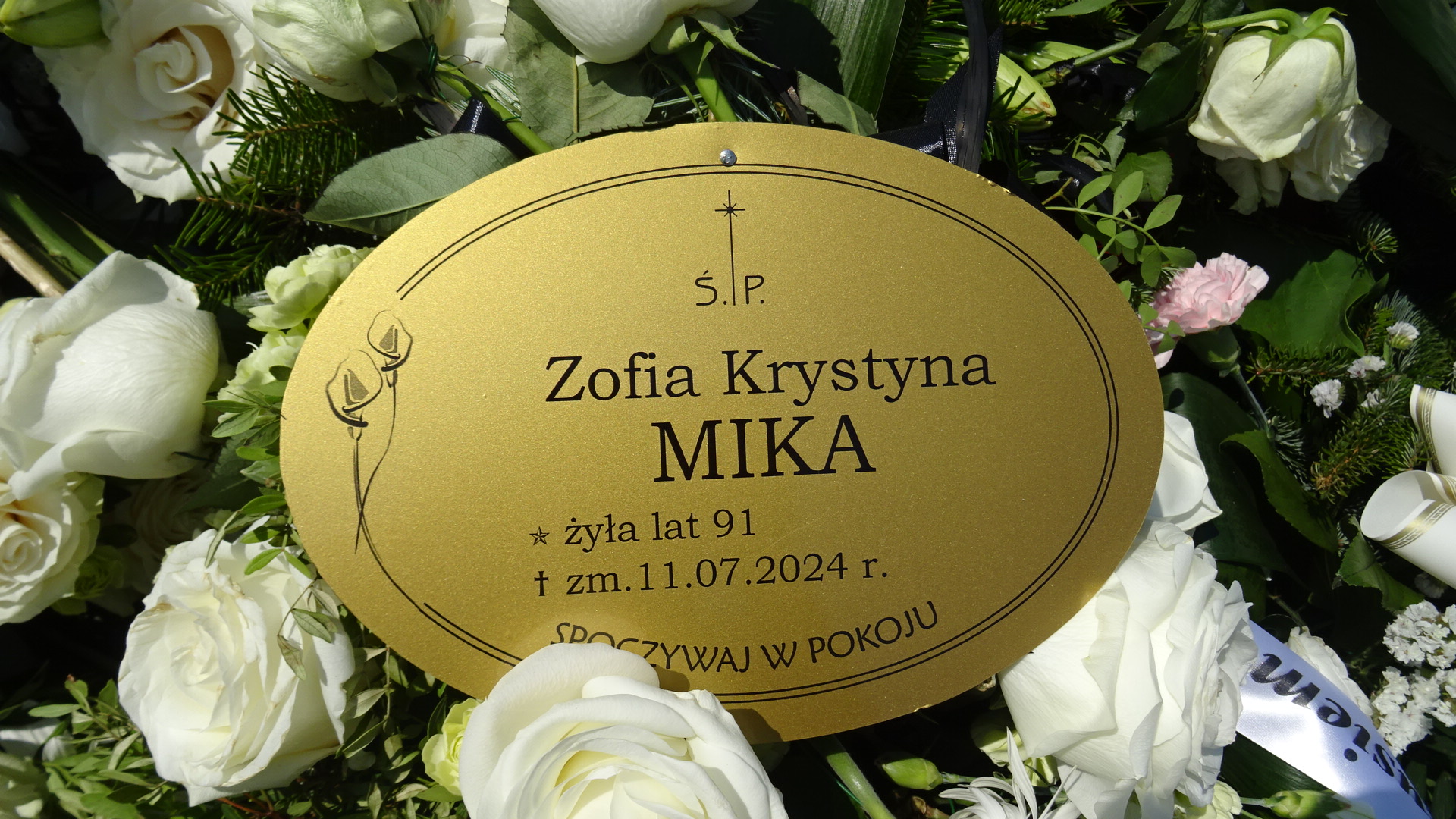 Grób Zofia Mika