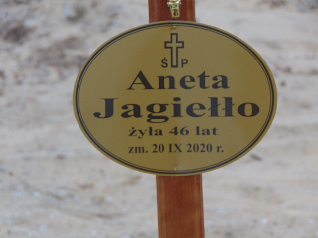 Grób Aneta Jagiełło