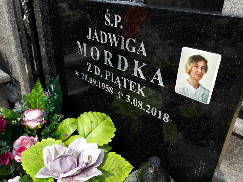Grób Jadwiga Mordka