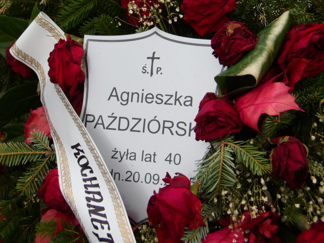 Grób Agnieszka Paździórska