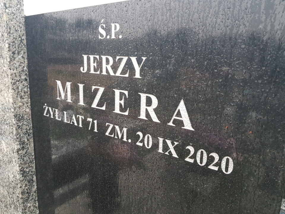 Grób Jerzy Mizera