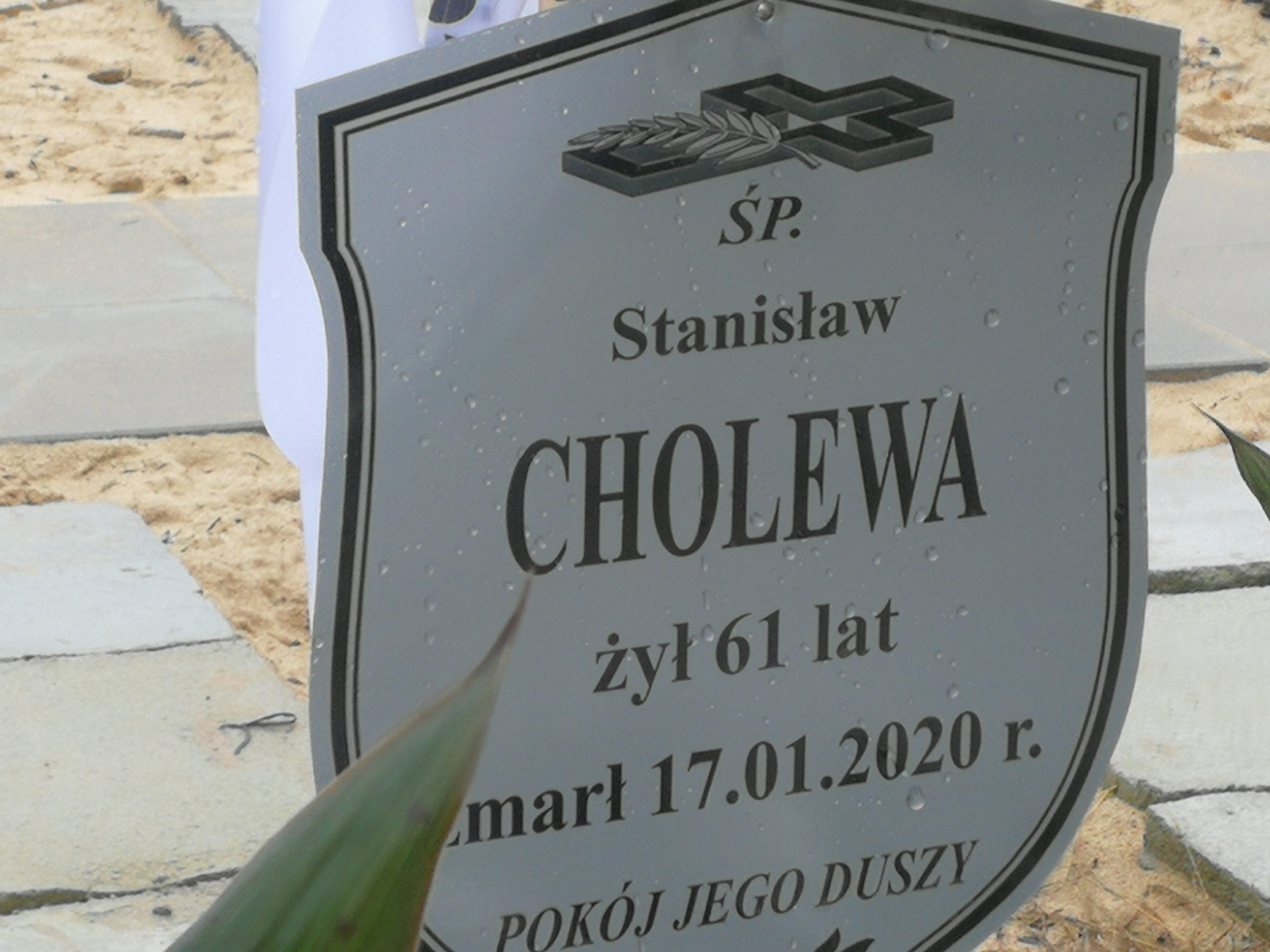 Grób Stanisław Cholewa